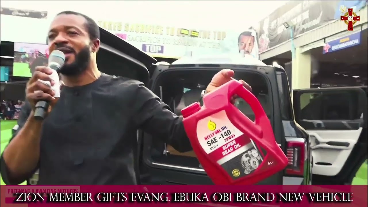 Zion Member Gift Evang Ebuka Obi Brand New Electric Car With In-built Drone For Valentine.