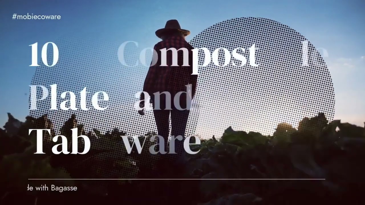 MOBI Ecoware 100% Compostable tableware
