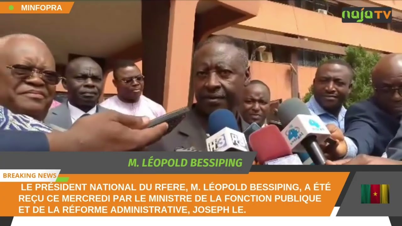 Fonction publique : Léopold Bessiping reçu par le ministre Joseph Le.