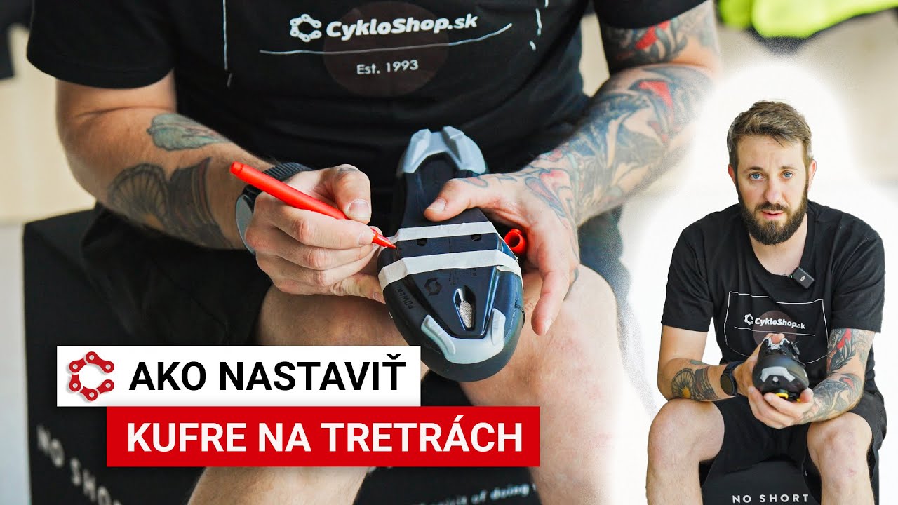 Ako nastaviť kufre na cyklistických tretrách (cestné aj MTB)