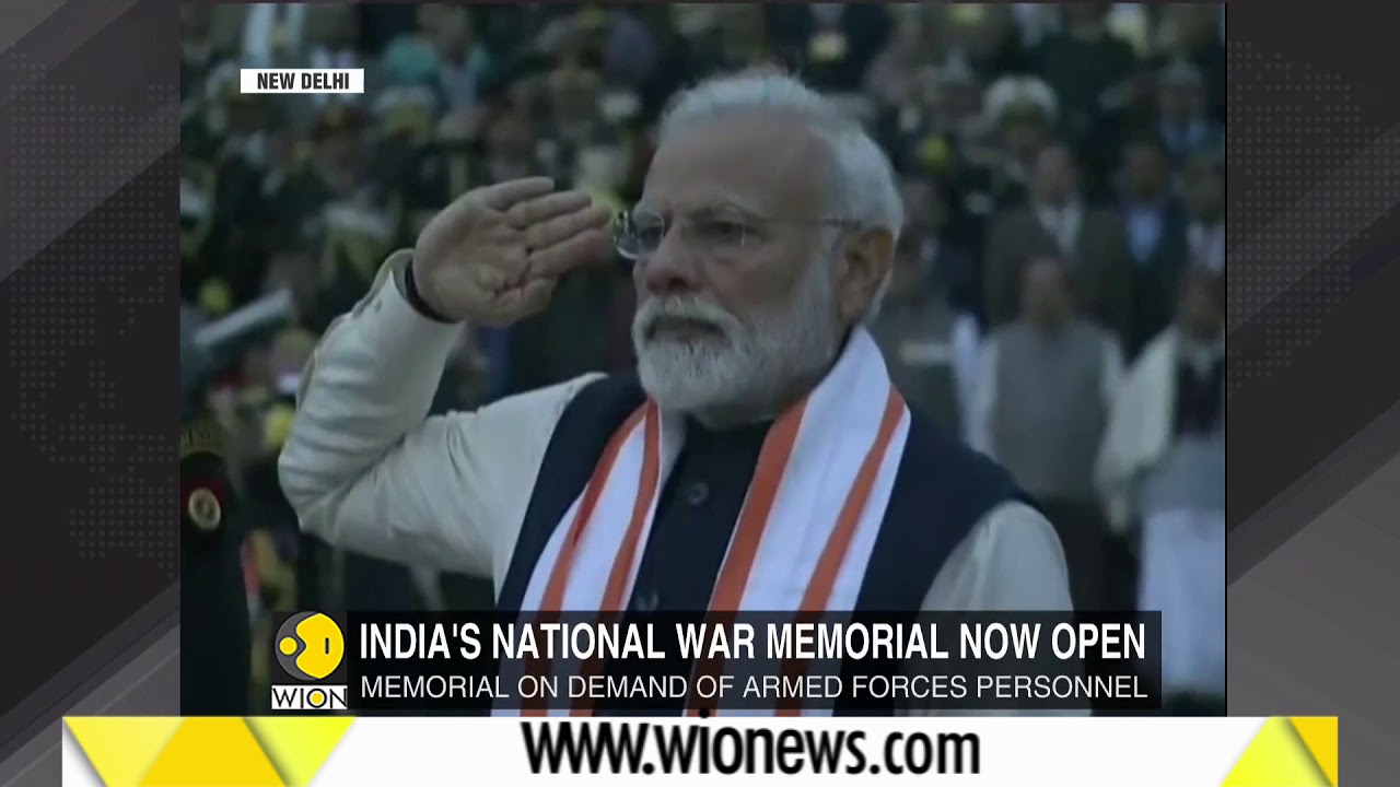PM Modi inaugurates National War Memorial in New Delhi