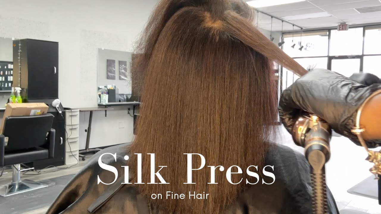 Silk Press On FINE Hair!