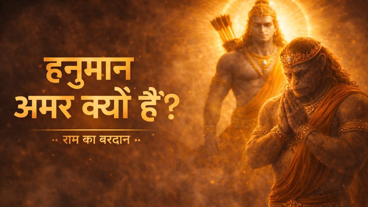 हनुमान अमर क्यों हैं? | राम का वो वरदान जिसने इतिहास बदल दिया #dharmkathasetu