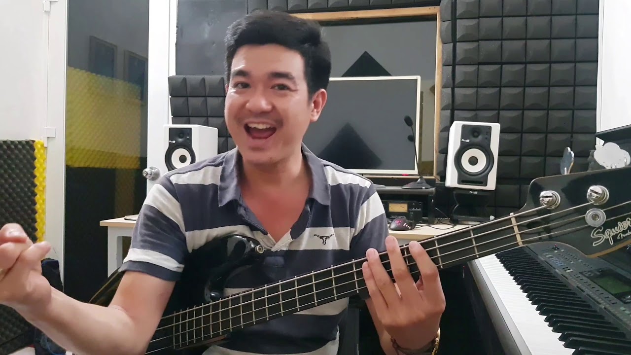 Hoc guitar bass online: Pop- Gió vẫn Hát.