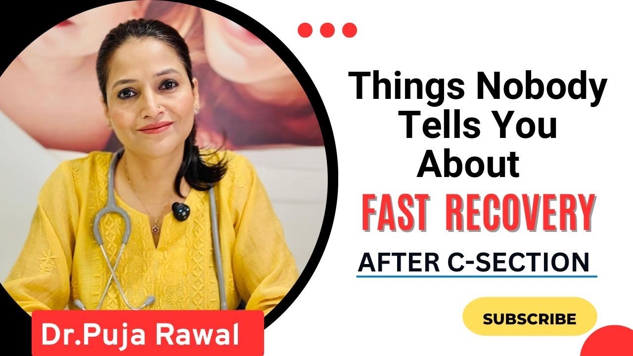 सी-सेक्शन (C-Section) 🤰🏻डिलीवरी के बाद अपनी देखभाल कैसे करें?