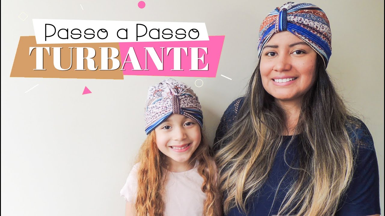 PASSO A PASSO TURBANTE FECHADO (COM MOLDE)