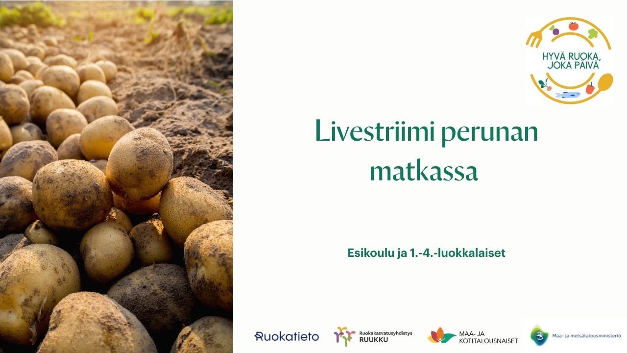 Perunan matkassa livestriimi esikoulu ja 1.-4.-luokkalaiset
