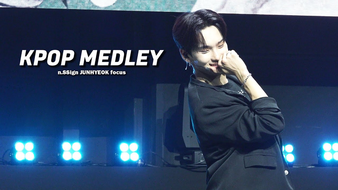 [ 4K ] 240809 엔싸인 1주년 팬미팅 'KPOP MEDELY' 케이팝 메들리 n.SSign JUNHYEOK focus 엔싸인 준혁 직캠