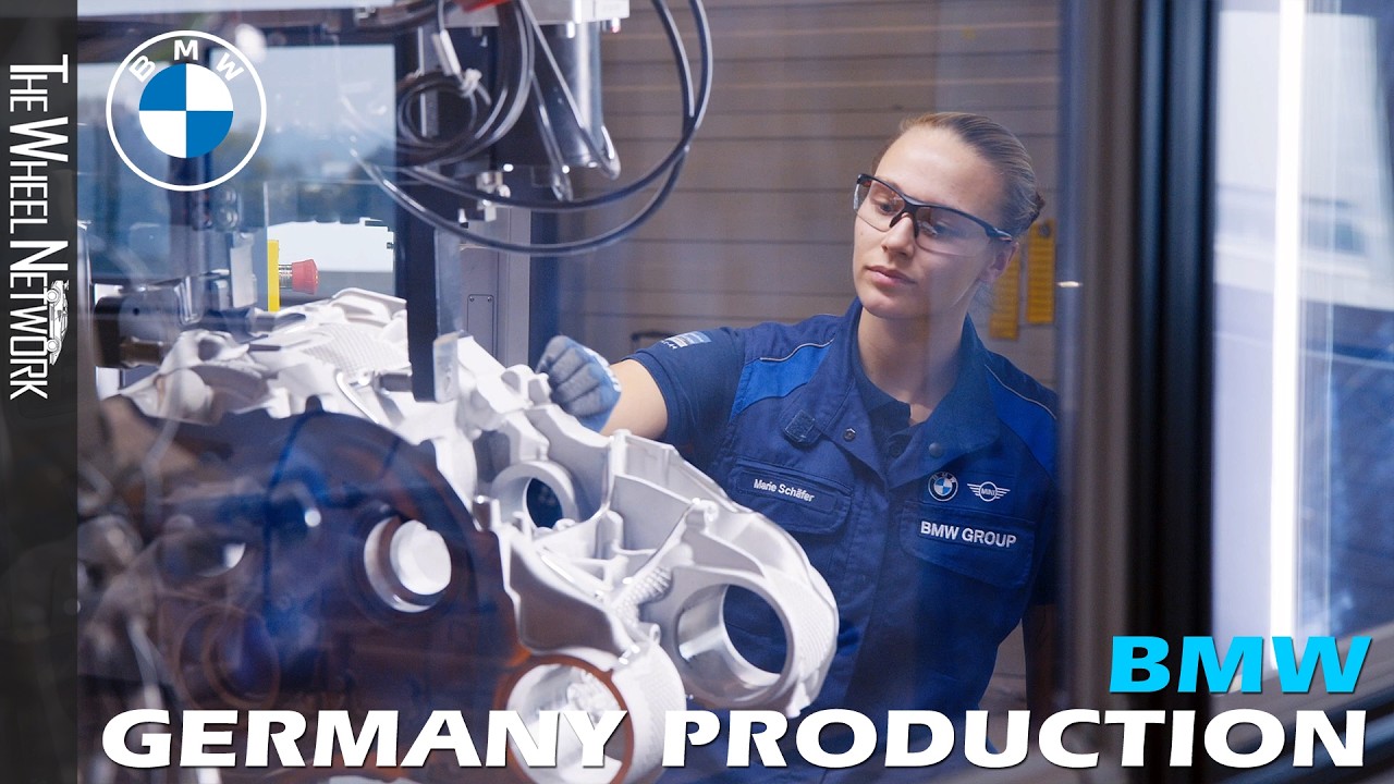 BMW New Class Electric Motor Housing Production in Plant Landshut, Germany [4K]