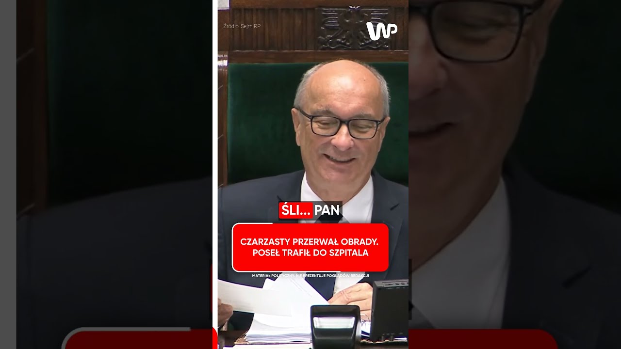 Czarzasty przerwał obrady. Poseł&nbsp;trafił do szpitala