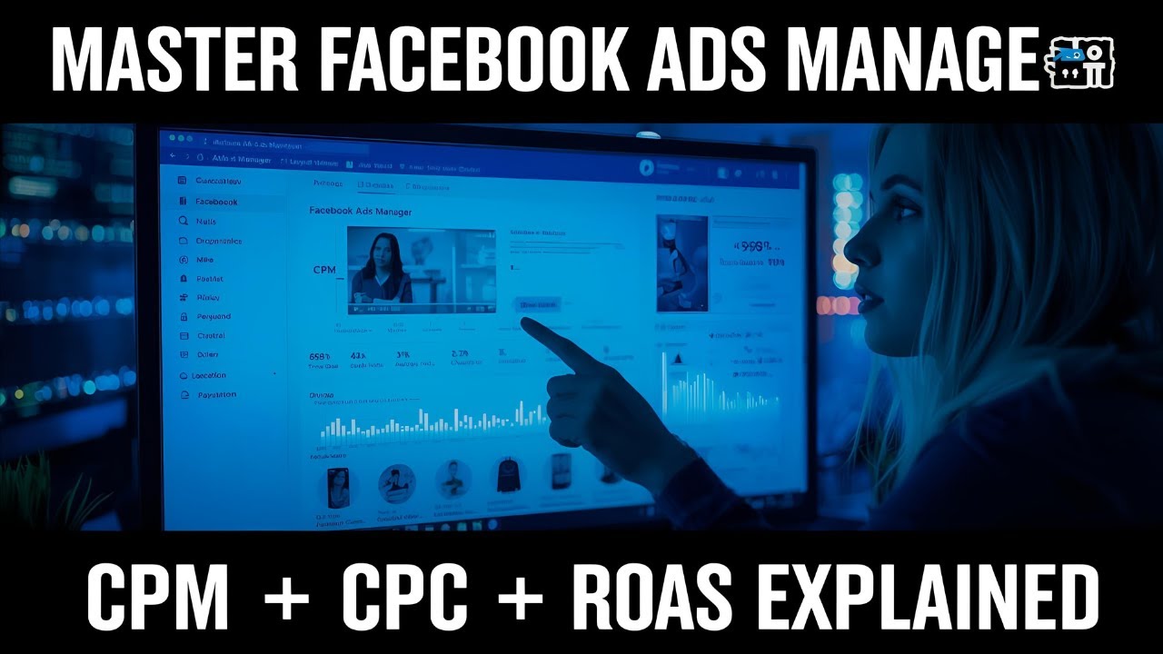 شرح واجهة مدير الإعلانات في فيسبوك خطوة بخطوة 🔥 (CPM, CPC, ROAS ببساطة)