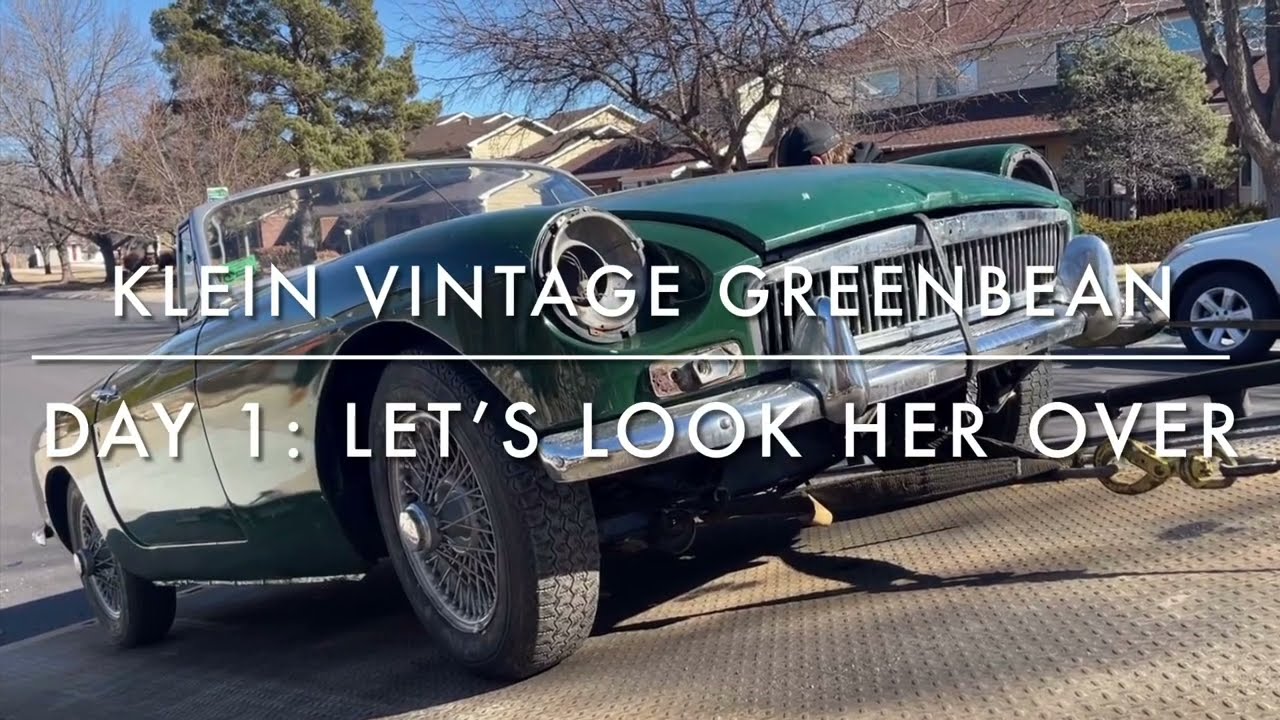 Greenbean, День 2 — Родстер MGB 1969 года в цвете BRG. 23 февраля 2024 года.