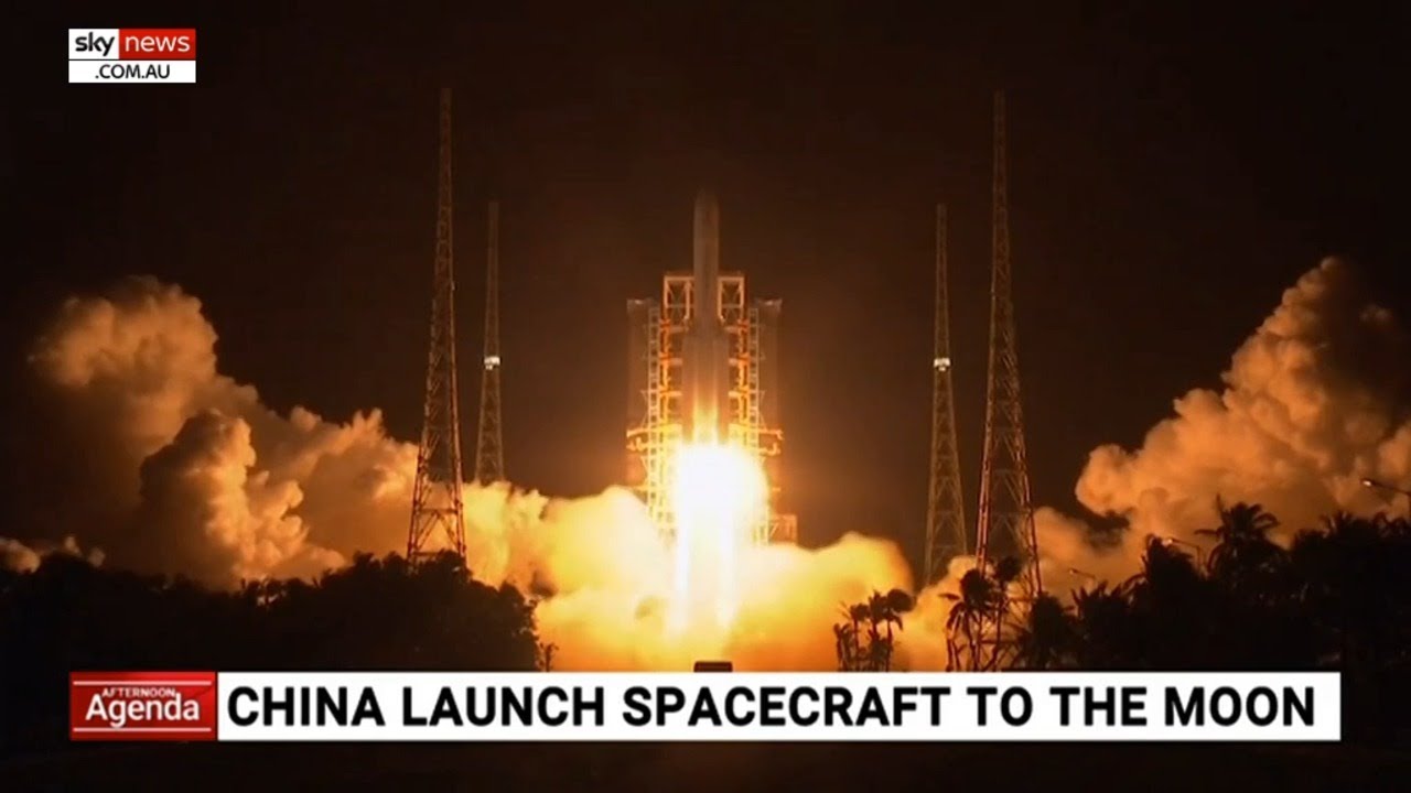 China launches robotic spacecraft to retrieve rock samples from the moon