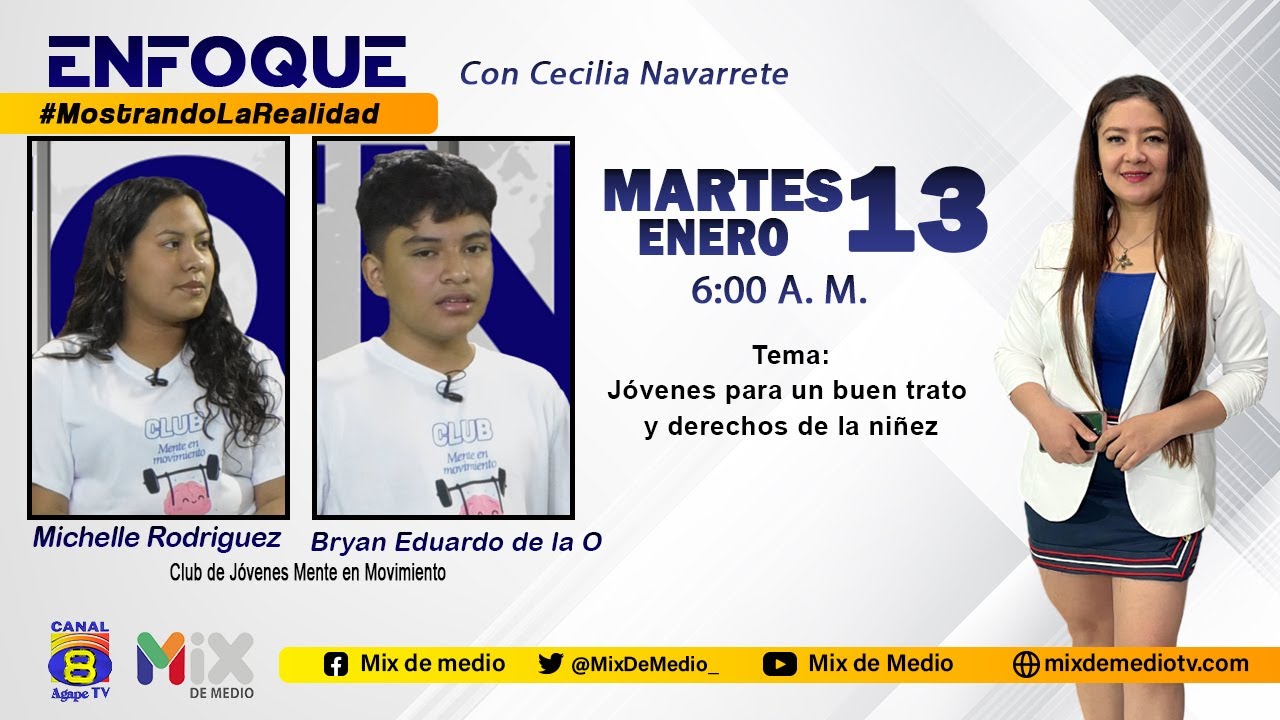 Michelle Rodríguez y Bryan Eduardo de la O | Jóvenes por el buen trato y los derechos de la niñez