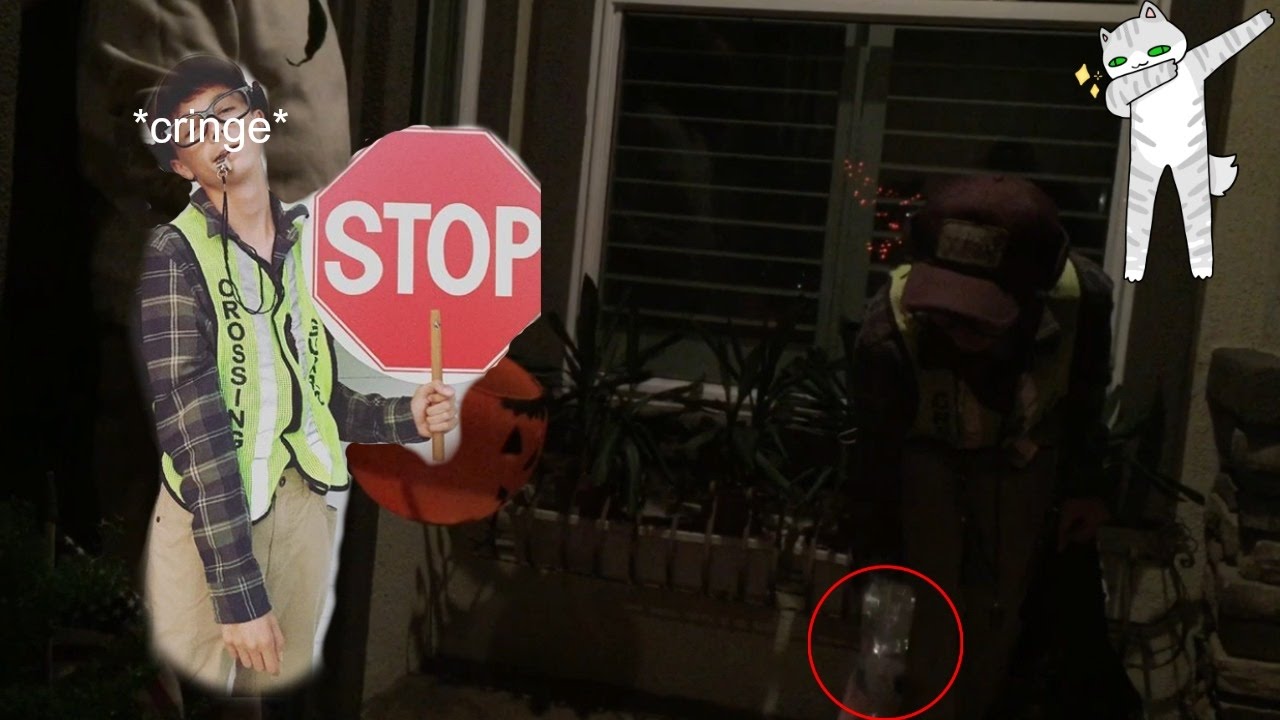 Halloween Shenanigans|Water Bottle Flips For Candy!