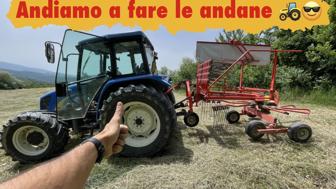 New Holland TL 100A con Ranghinatore Kuhn ga 4121 - Step by Step #7