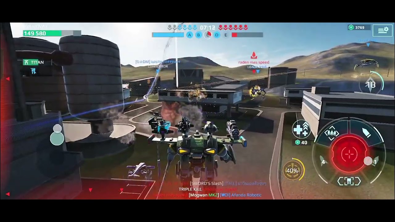 Sword unit - 190 amazing performance in war , this is the ultimate war robots game 