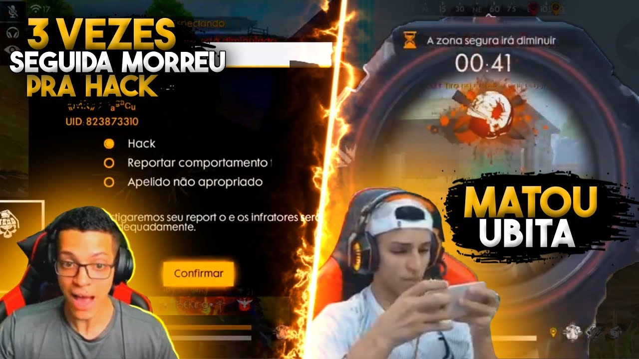 CEROL M0RRE 3 VEZES SEGUIDA PRA HACK, NOBRU MAT4 UBITA EM XTREINO