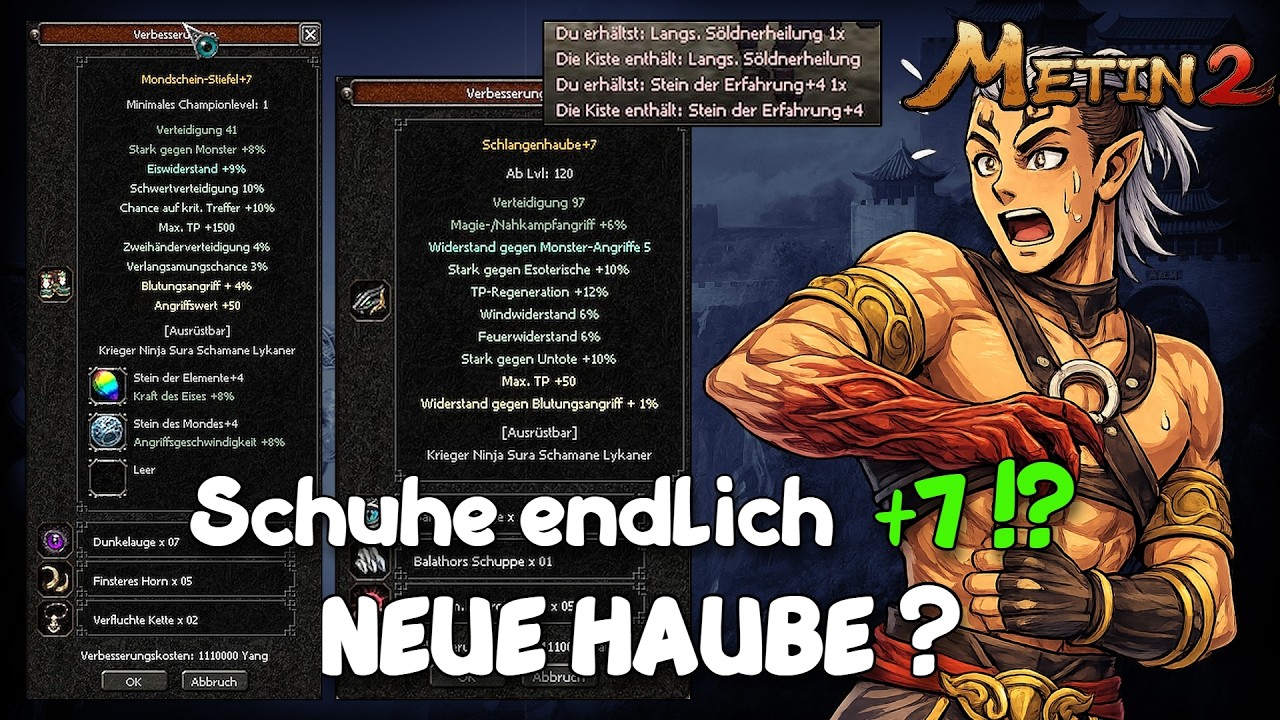 Metin2.de RUBY - SCHUHE ENDLICH +7!? NEUE SCHLANGENHAUBE UPPEN & MEHR!
