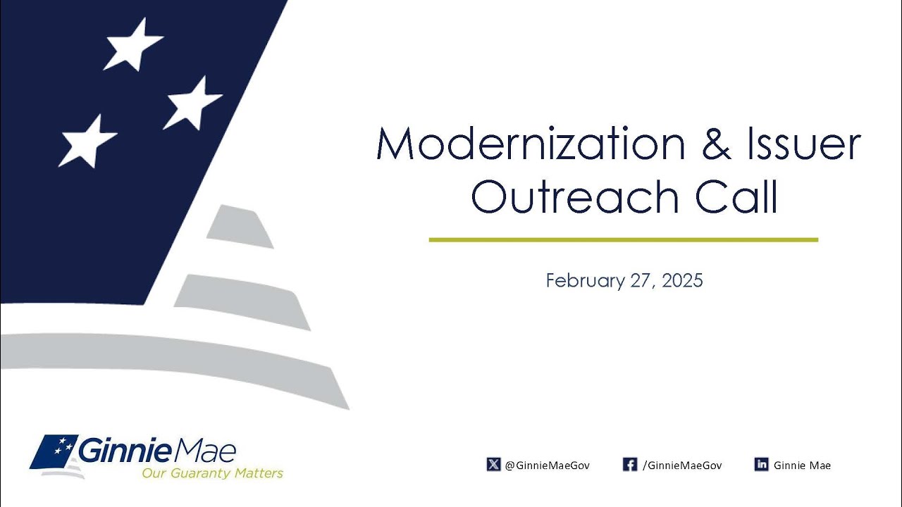 Modernization & Issuer Outreach Call 02-27-25