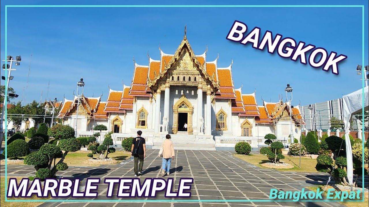 Marble Temple Bangkok Walking Tour Wat Benchamabophit 🇹🇭 Thailand