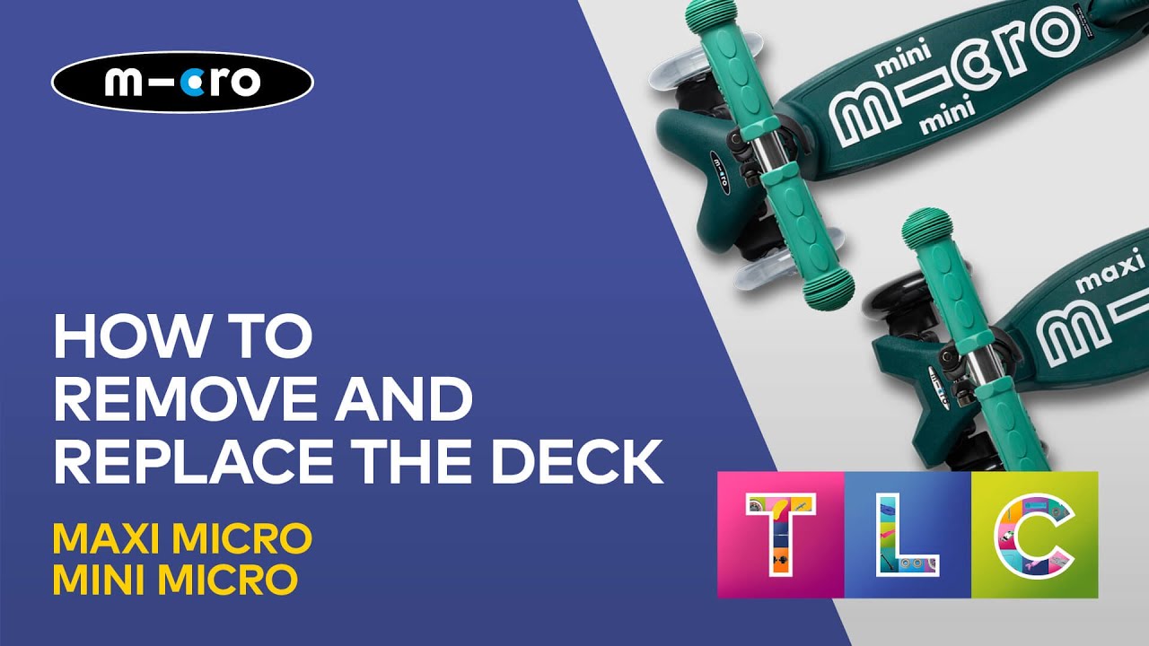 How To Remove And Replace The Deck on a Mini and Maxi Micro Scooter | Micro Scooters