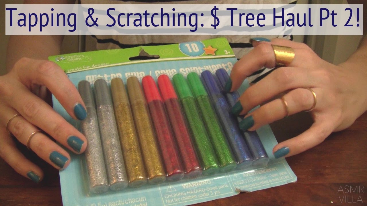 ASMR * Theme: Dollar tree hall Pt 2 * Tapping & Scratching * Fast Tapping * No Talking * ASMRVilla