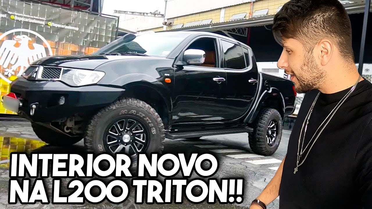 TRANSFORMAÇÃO COMPLETA NA L200 TRITON!!😎🔥 INTERIOR EM 2 TONS FICOU A-N-I-M-A-L!!🤟🏻