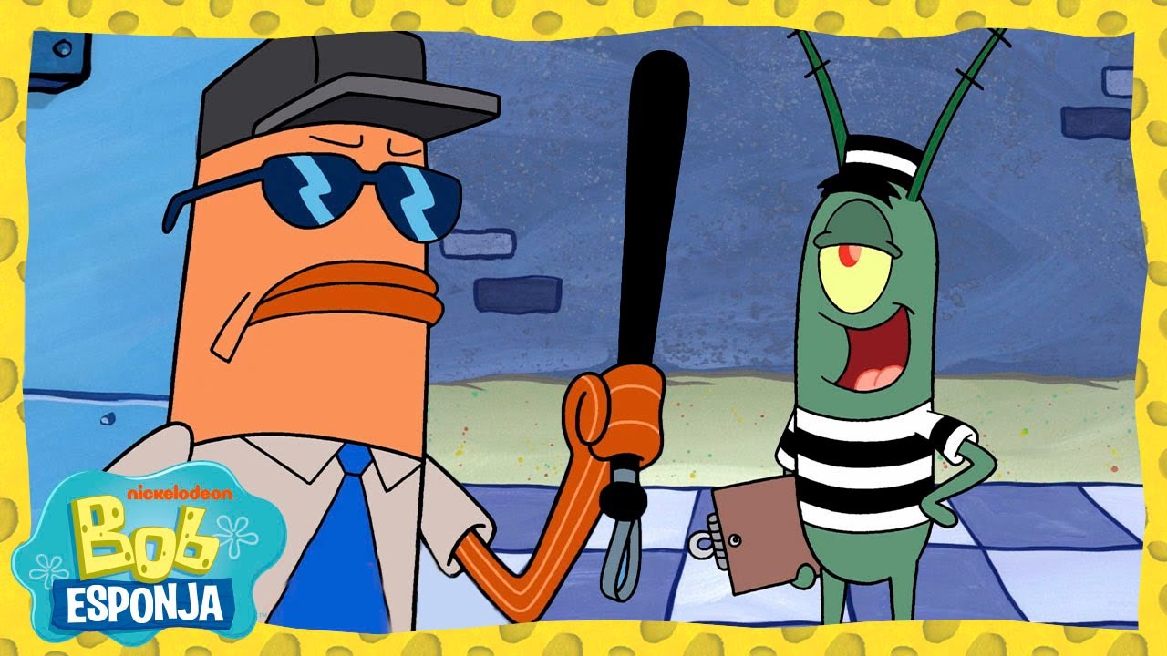 Bob Esponja | Plankton na prisão! | Bob Esponja em Português