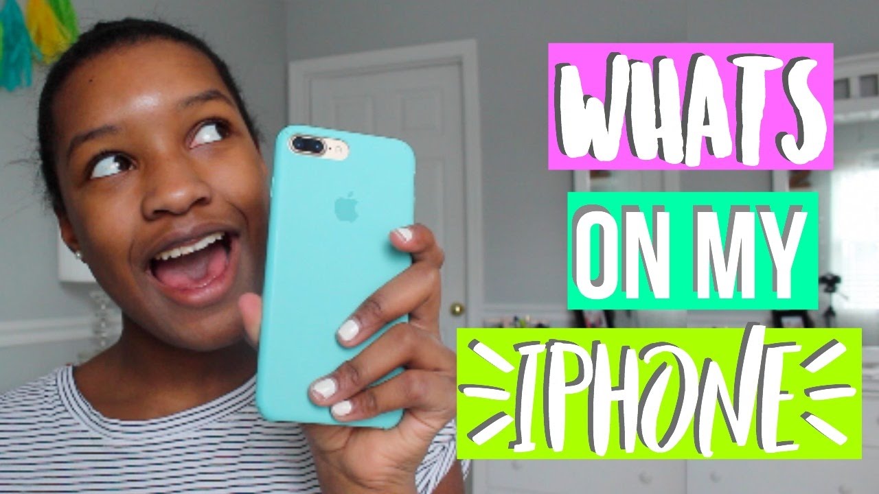 WHAT'S ON MY IPHONE 7 PLUS!