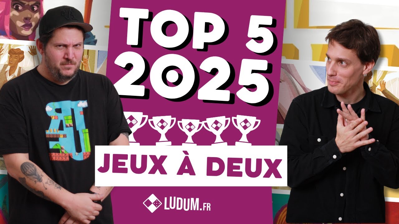 🏆 TOP 2025 : Les 5 MEILLEURS jeux &agrave; deux de l'ANN&Eacute;E !!!