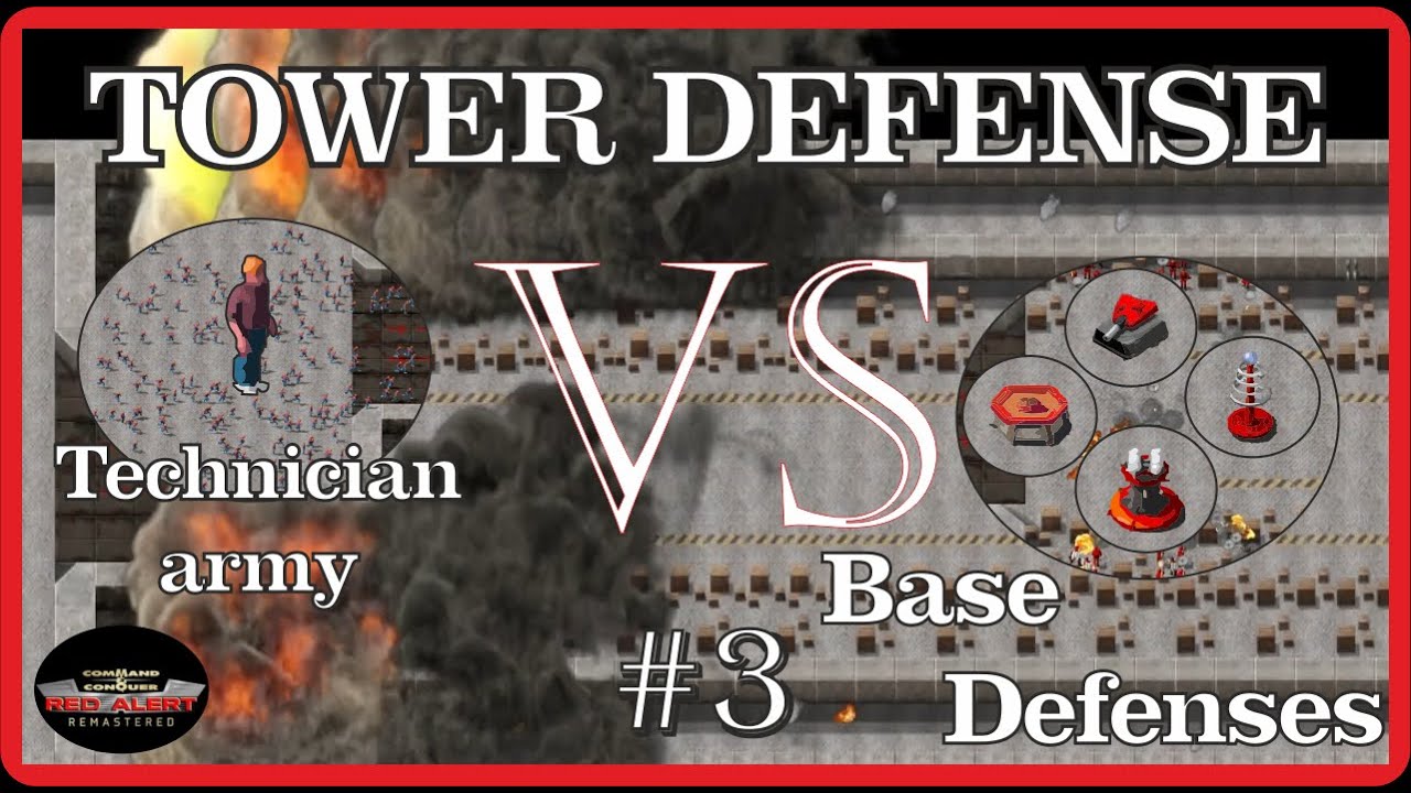 [Tower Defense] C&C Remastered: Red Alert | Technicians VS Base Defenses #3