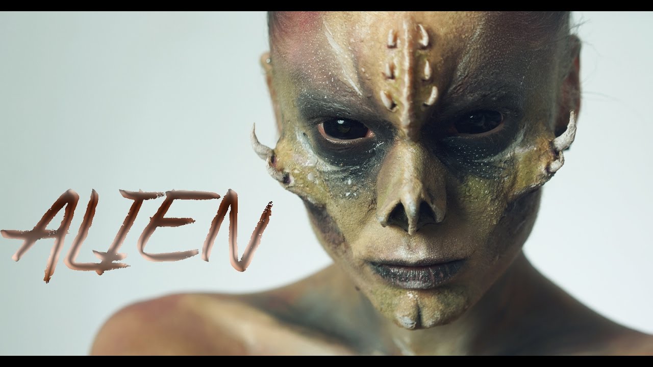 ALIEN INVASION Halloween Makeup Tutorial | Linda Hallberg