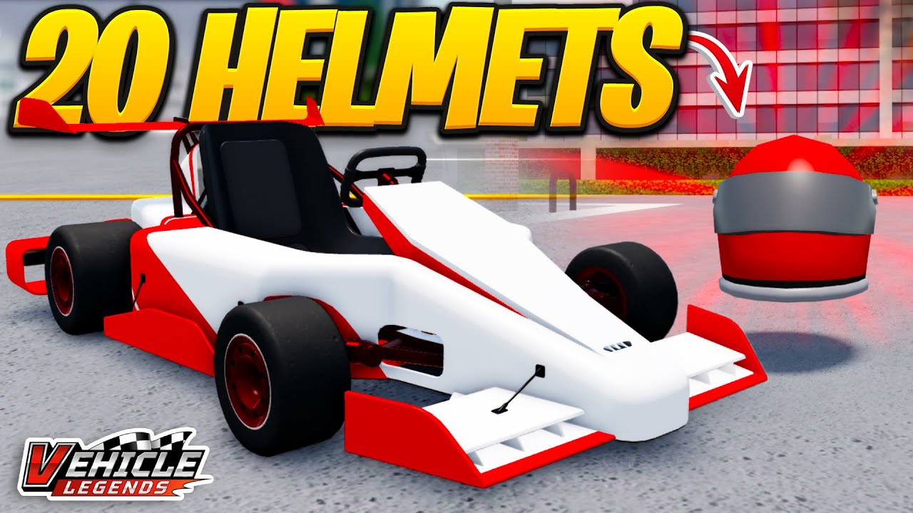 Расположение всех 20 шлемов в картинговом событии Vehicle Legends Roblox!