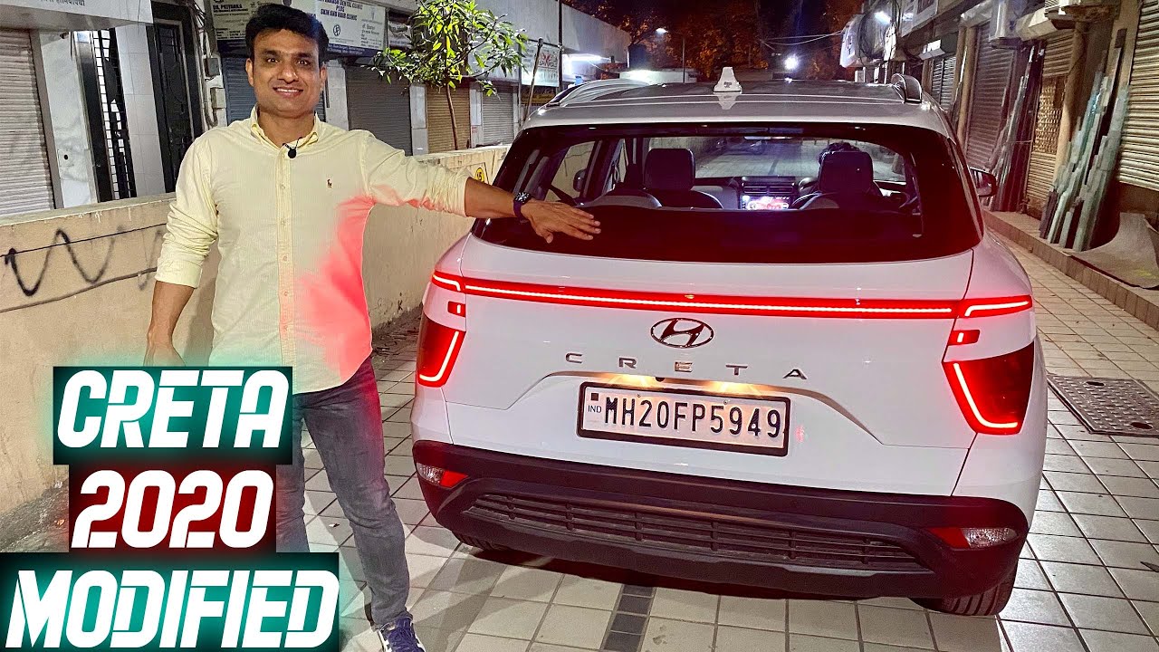 CRETA 2020 MODIFIED WITH MATRIX LED TAILBAR || FULL MODIFICATION || 📞9321811482