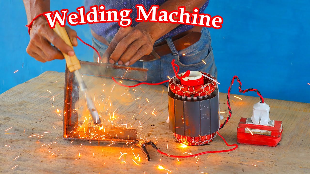 I Turn AC compressor into a powerful Welding machine
