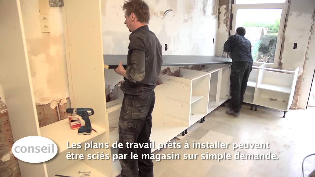 Installer une cuisine et un plan de travail  - Vid&eacute;o bricolage | GAMMA