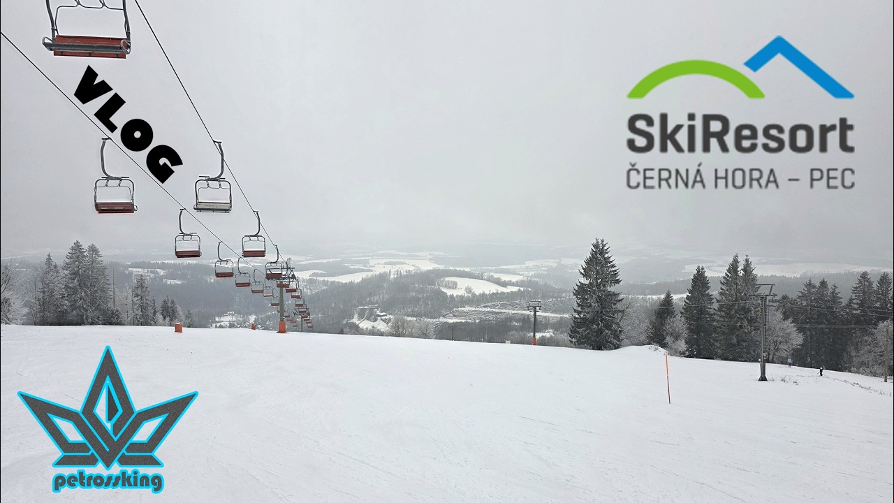 [VLOG] Krkonošský SkiResort PEC - Černý důl🏂