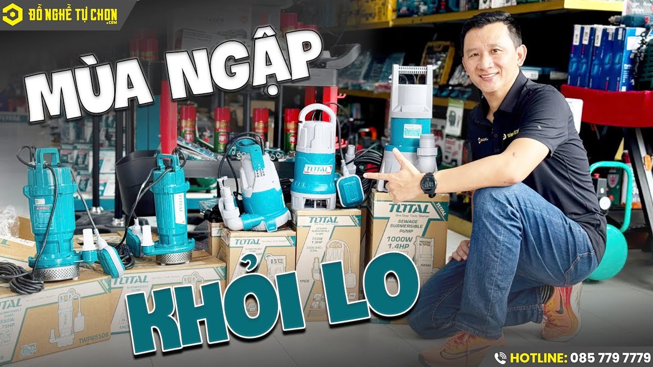 Cách Chống Ngập Hiệu Quả Cho Mùa Mưa – Máy Bơm Chìm Total Có Gì Hot?