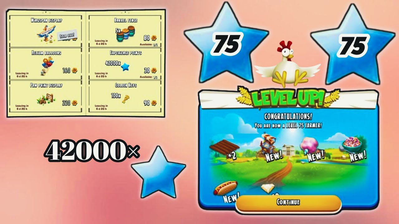Hay Day Leave Up 75 | 
