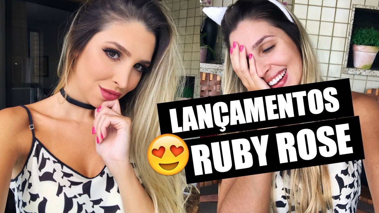 TESTANDO LANÇAMENTOS RUBY ROSE E COMPARAÇÕES | Julia Tedesco