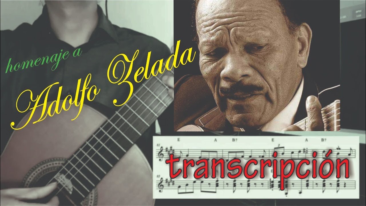 Adolfo Zelada / Trabaja, trabaja / Zamacueca / trascripción / Raúl Zúñiga