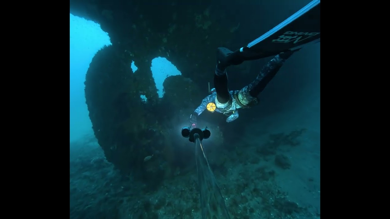 En apnée par -48m de fond