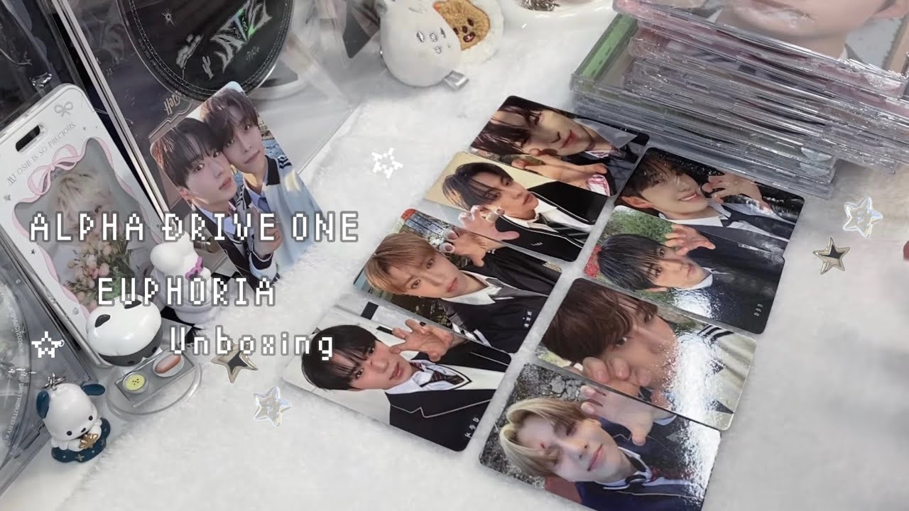 ようやくEUPHORIA全形態開封したら神引きだった🌟 /アルバム開封/開封動画/ALD1 EUPHORIA Unboxing & Photocard Storage/알파드라이브원