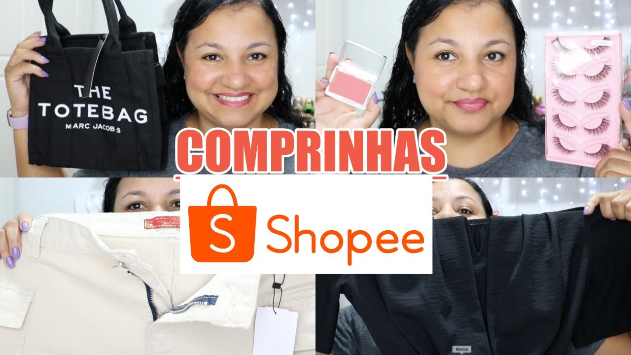 COMPRINHAS SHOPEE roupas , maquiagem…