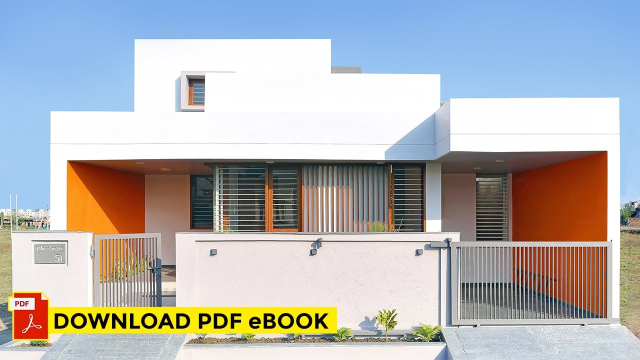 1,650 sq.ft Orange House in Nagpur by Studio Habitect (Home Tour).