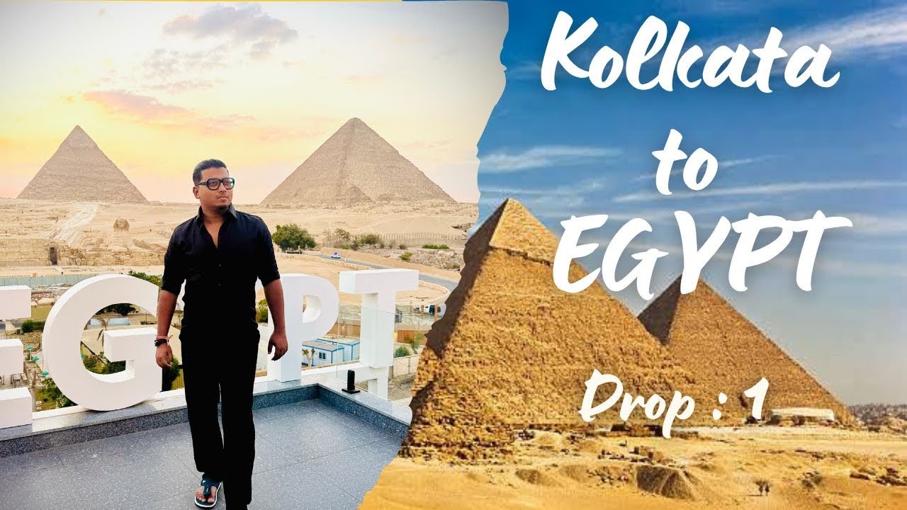 Kolkata to Egypt 🇪🇬 | Visa Process, First Day & Nile Cruise Dinner | Egypt Travel Vlog (Part 1)