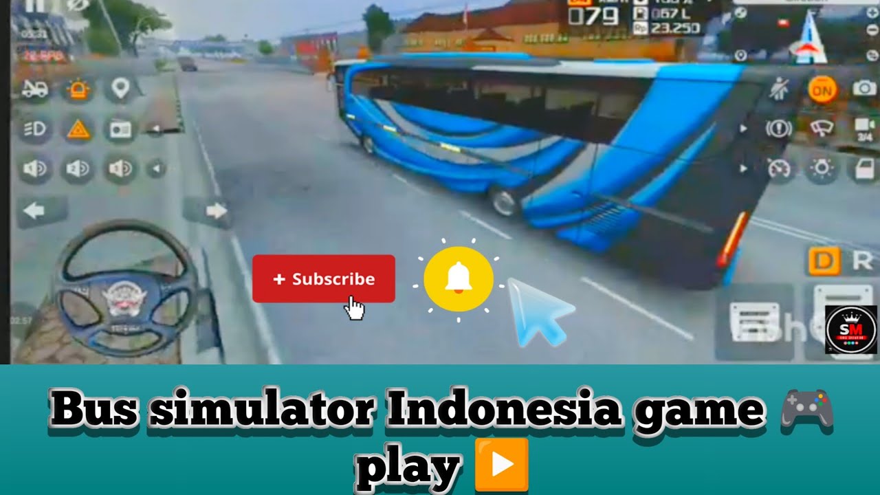 BUS Simulator Indonesia game 🎮 play ▶️ please like and subscribe 