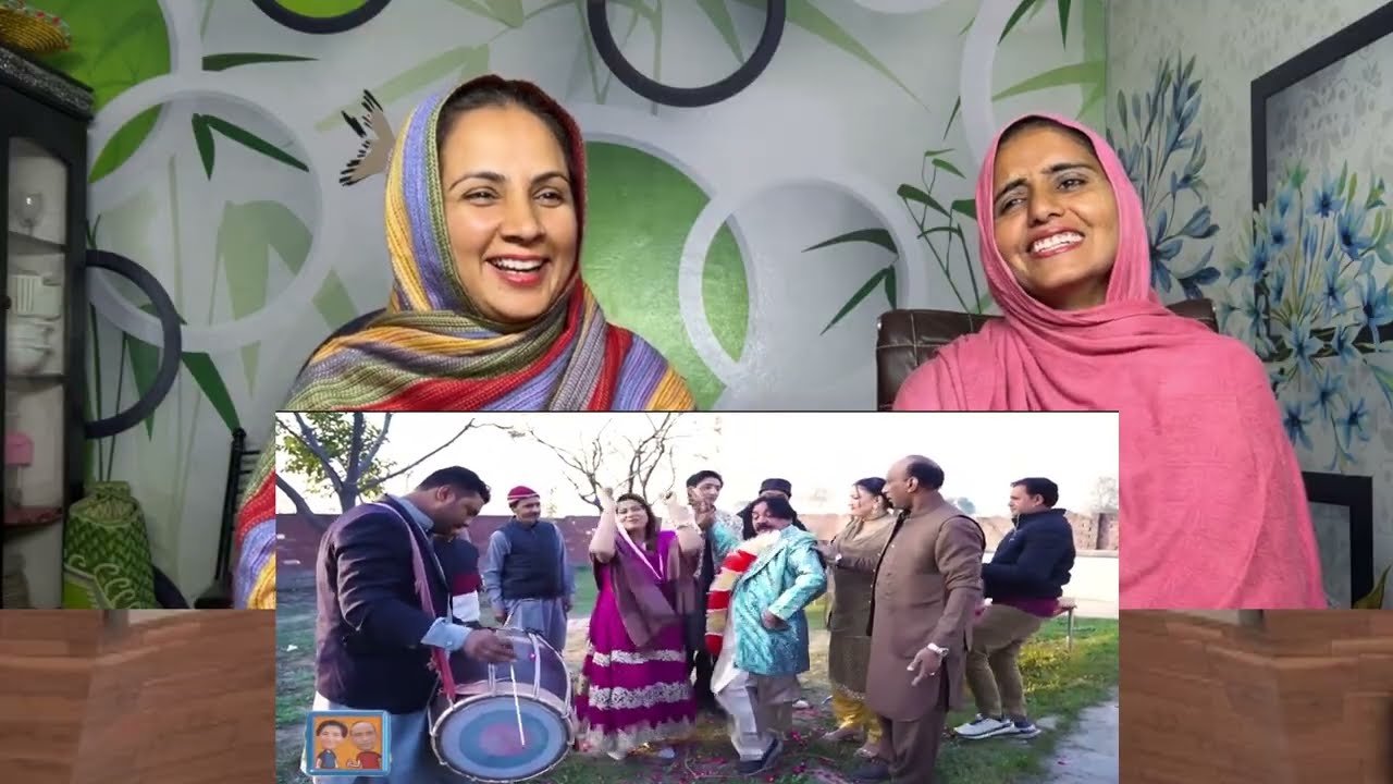 The marriage of an old man Saleem Albela and Goga Pasroori Funny Video | PAKISTANI REACTION