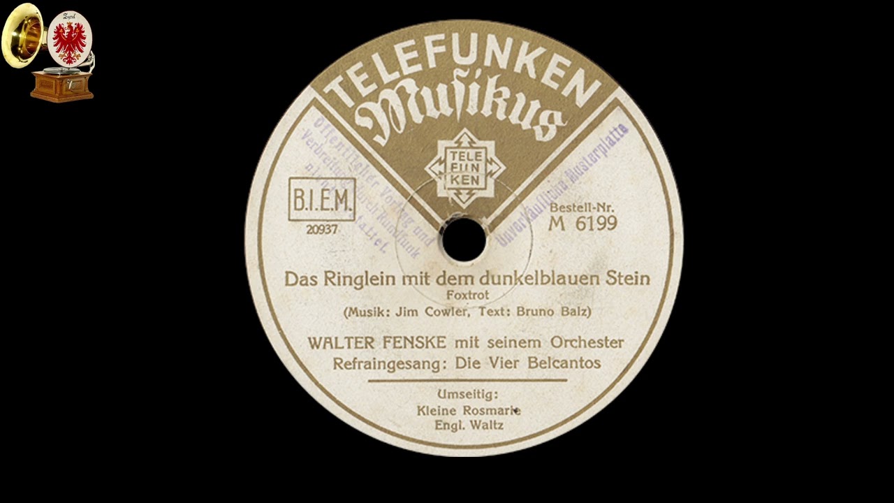 Das Ringlein mit dem dunkelblauen Stein - Walter Fenske u. d. 4 BELCANTOS